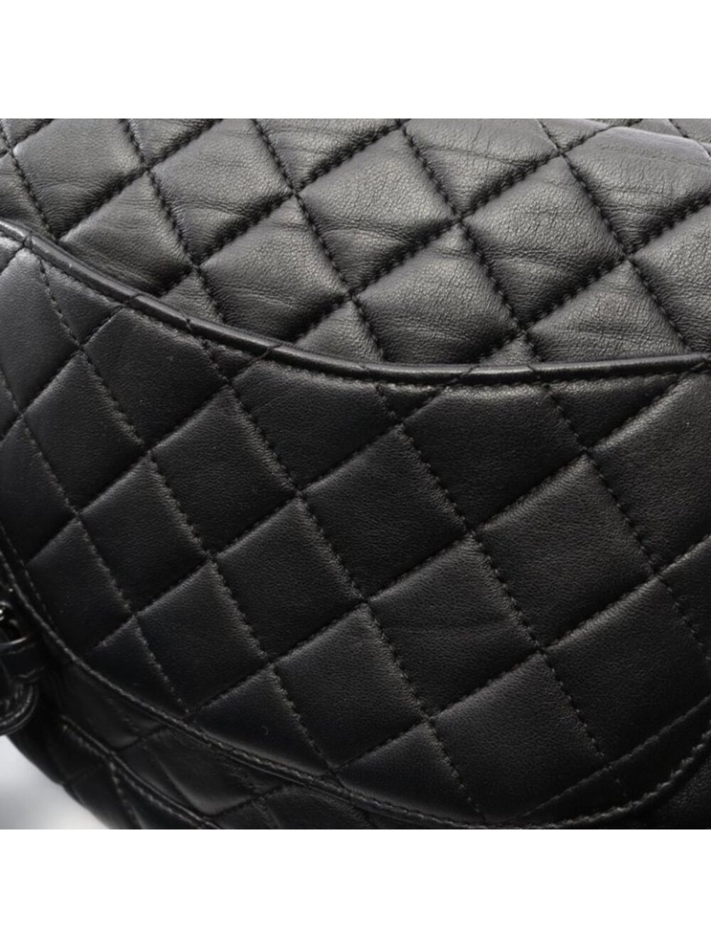 Chanel Backpack Quilted Black Lambskin - Picture 12 of 13